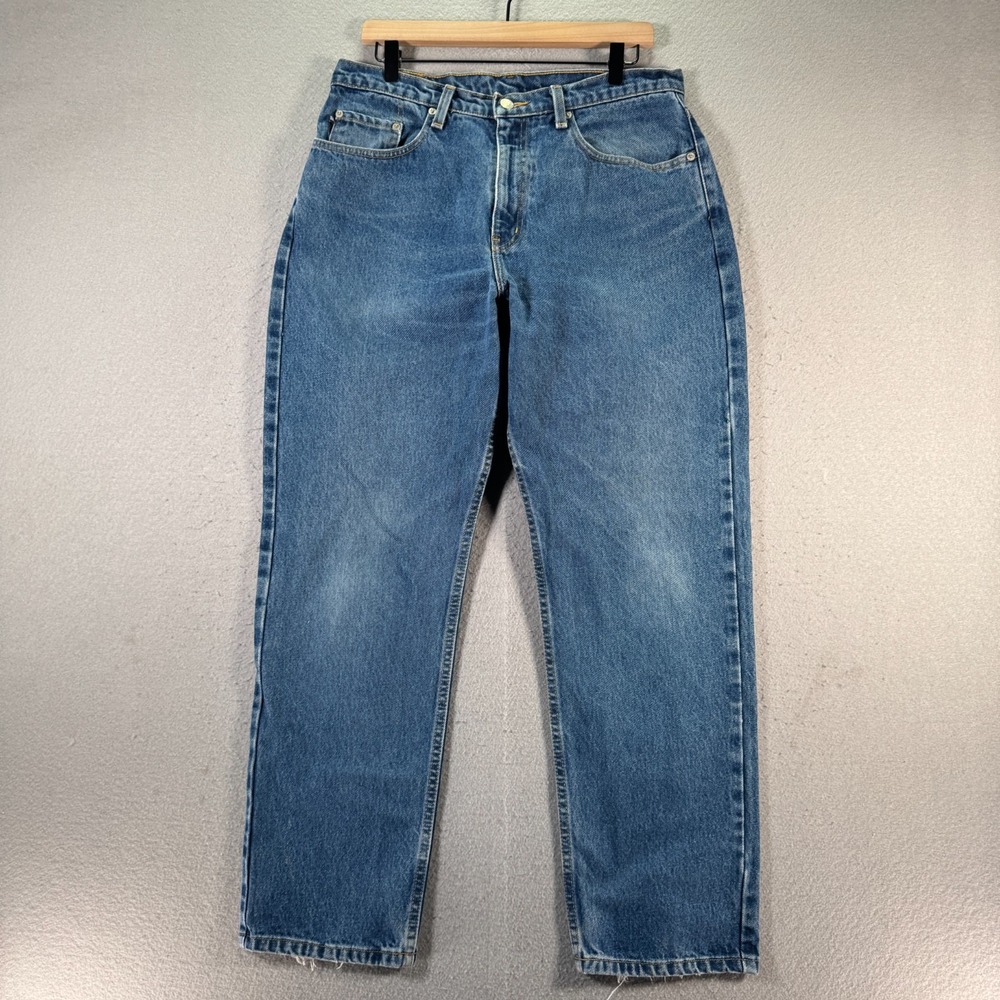 Vintage Polo Ralph Lauren Jeans Mens 34x30 Blue Relaxed Fit Lightwash Comfort